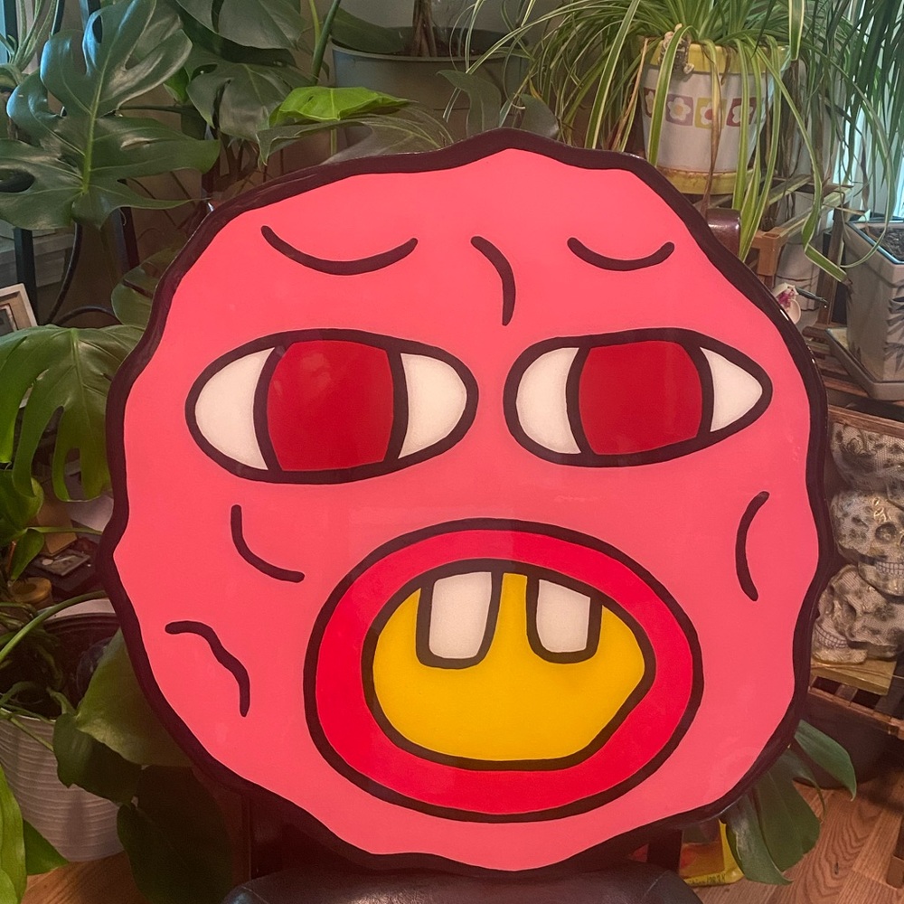 Cherry Bomb Wall Art/ Tyler the creator handmade